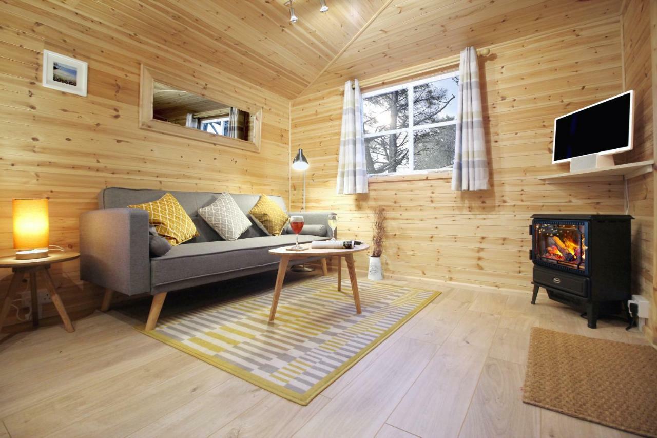 Scandi Cabin On A Hill, With Stunning Panoramic Views Ludgvan Ngoại thất bức ảnh
